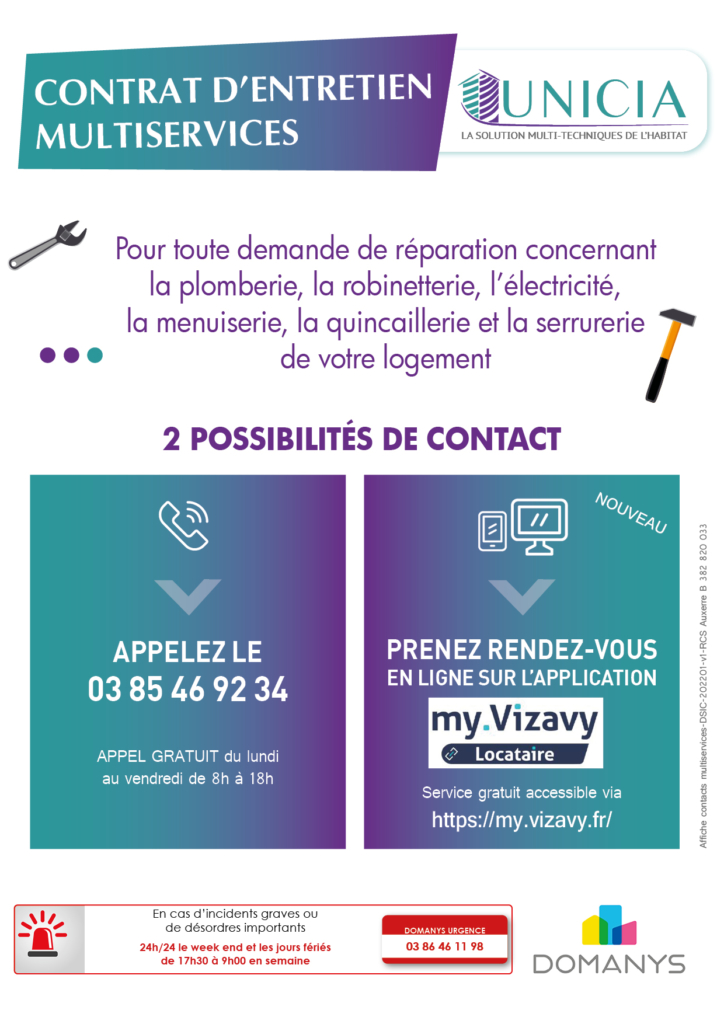 Le contrat multiservices - DOMANYS